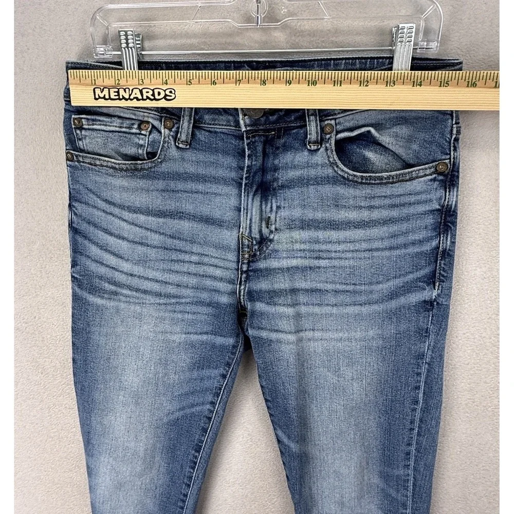 American‎ Eagle AirFlex+ Skinny Jeans Men's Sz 30x30 Light Wash Stretch Denim